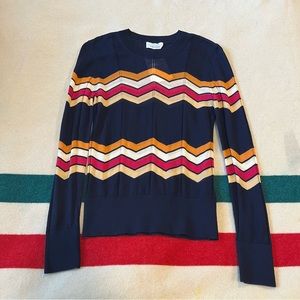 & Other Stories Zig-Zag Stripe Sweater